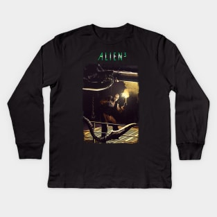 Alien 3. Ripley and the Xenomorph Kids Long Sleeve T-Shirt